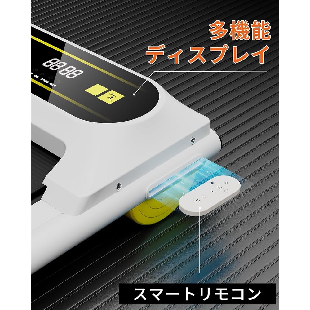 LINFOX Walking Machine Home Electric Room Runner Thin Walking Treadmill 16kg Remote Control, LED Display Jogging Machine