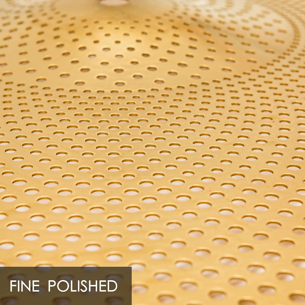 10 inch splash silent cymbal, small amount splash cymbal for platys (10 inch, matte gold)