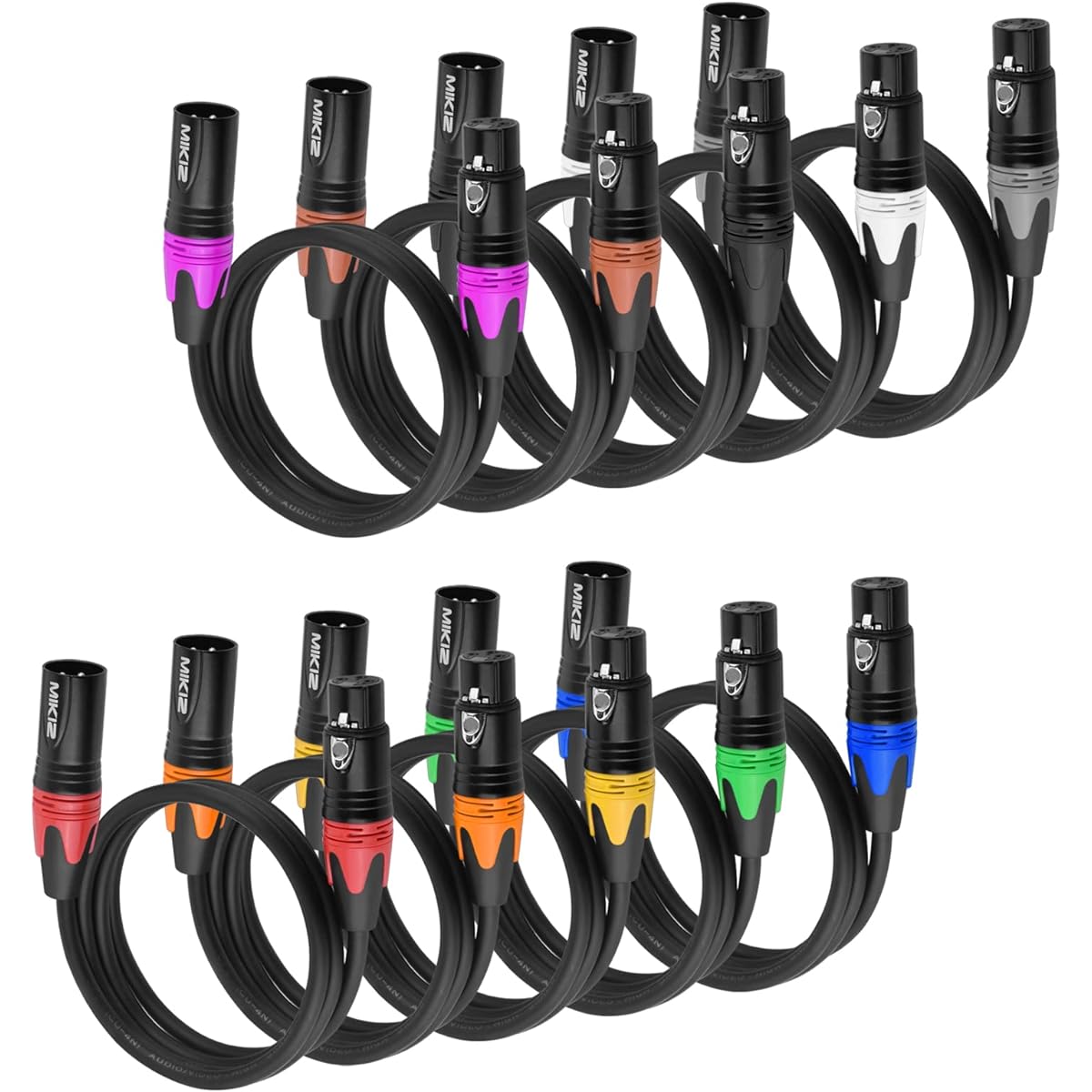 MIKIZ XLR Microphone Cable 25ft