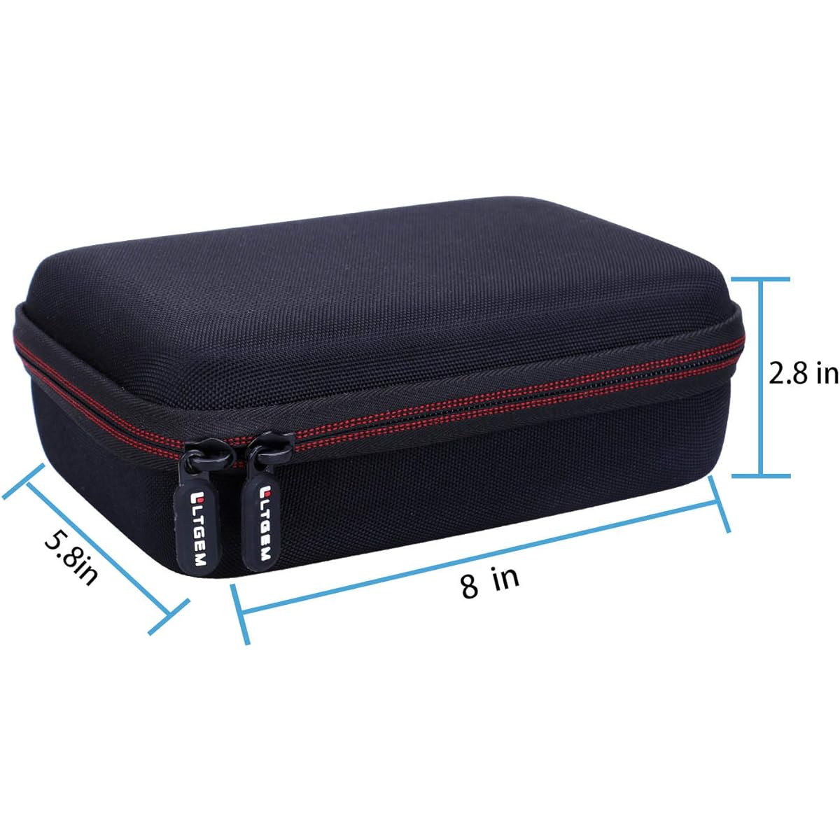 LTGEM EVA Hard Case for Zoom H4n Pro Digital Multitrack Recorder - Travel Protective Carry Storage Bag