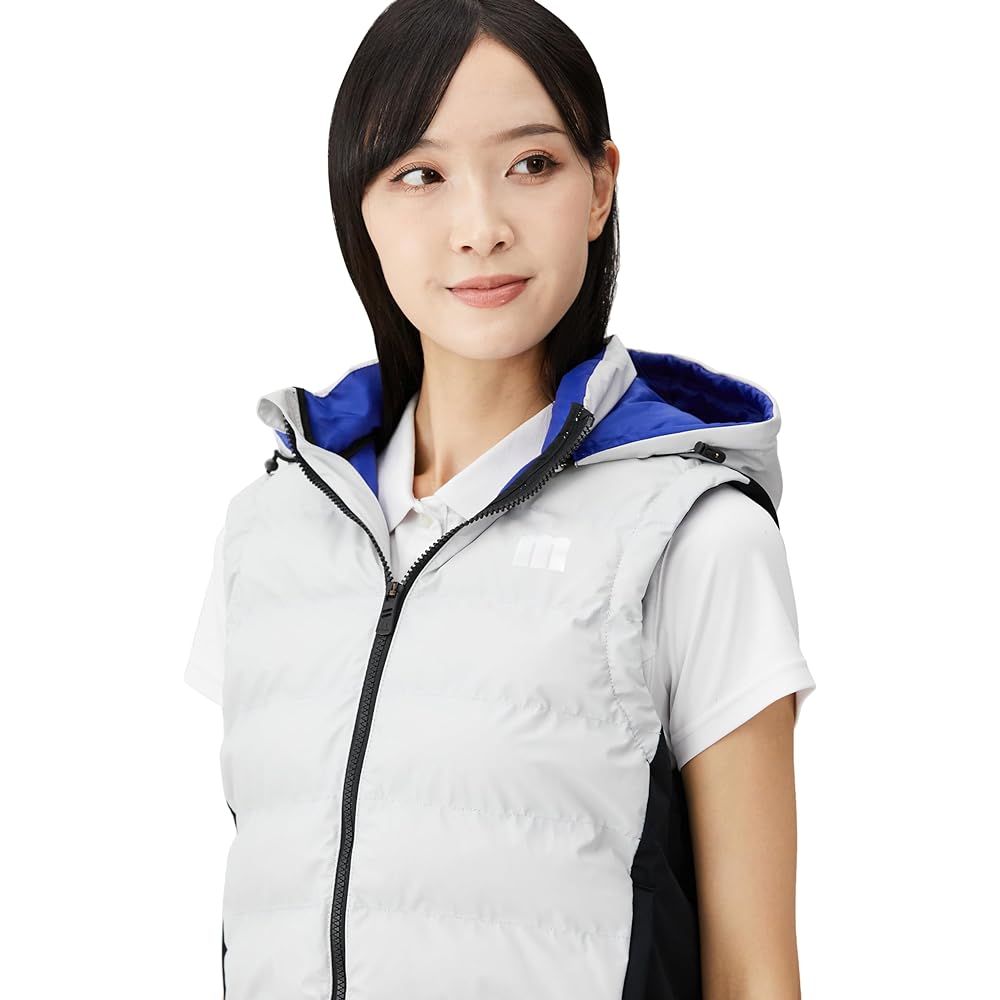 [Munsingwear] Outer Vest [ENVOY] Heat Navi Thermal Storage Heat Retention Hood Detachable Golf MEWWJK50 Women's