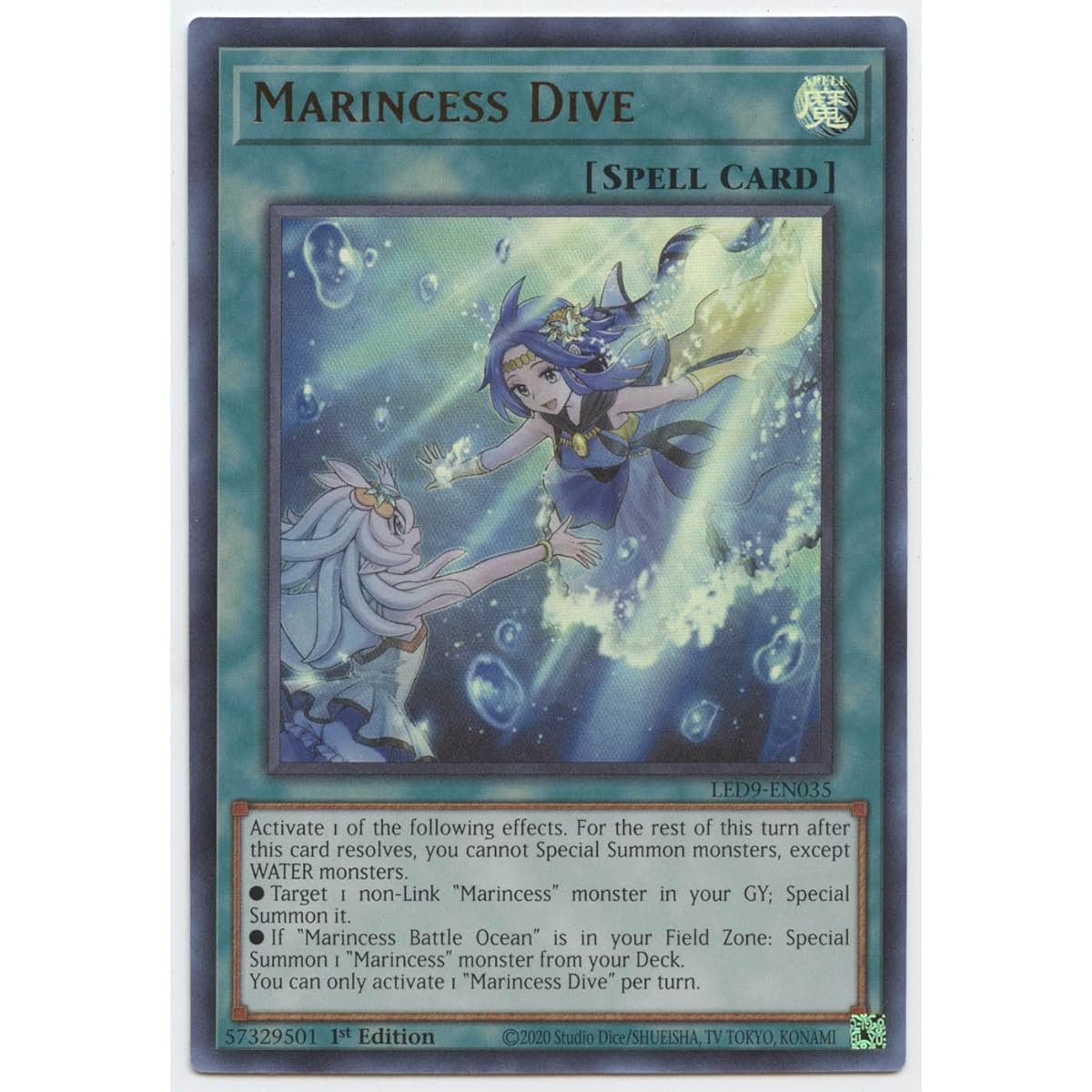 Marincess Dive - LED9-EN035 - Ultra Rare - First Edition