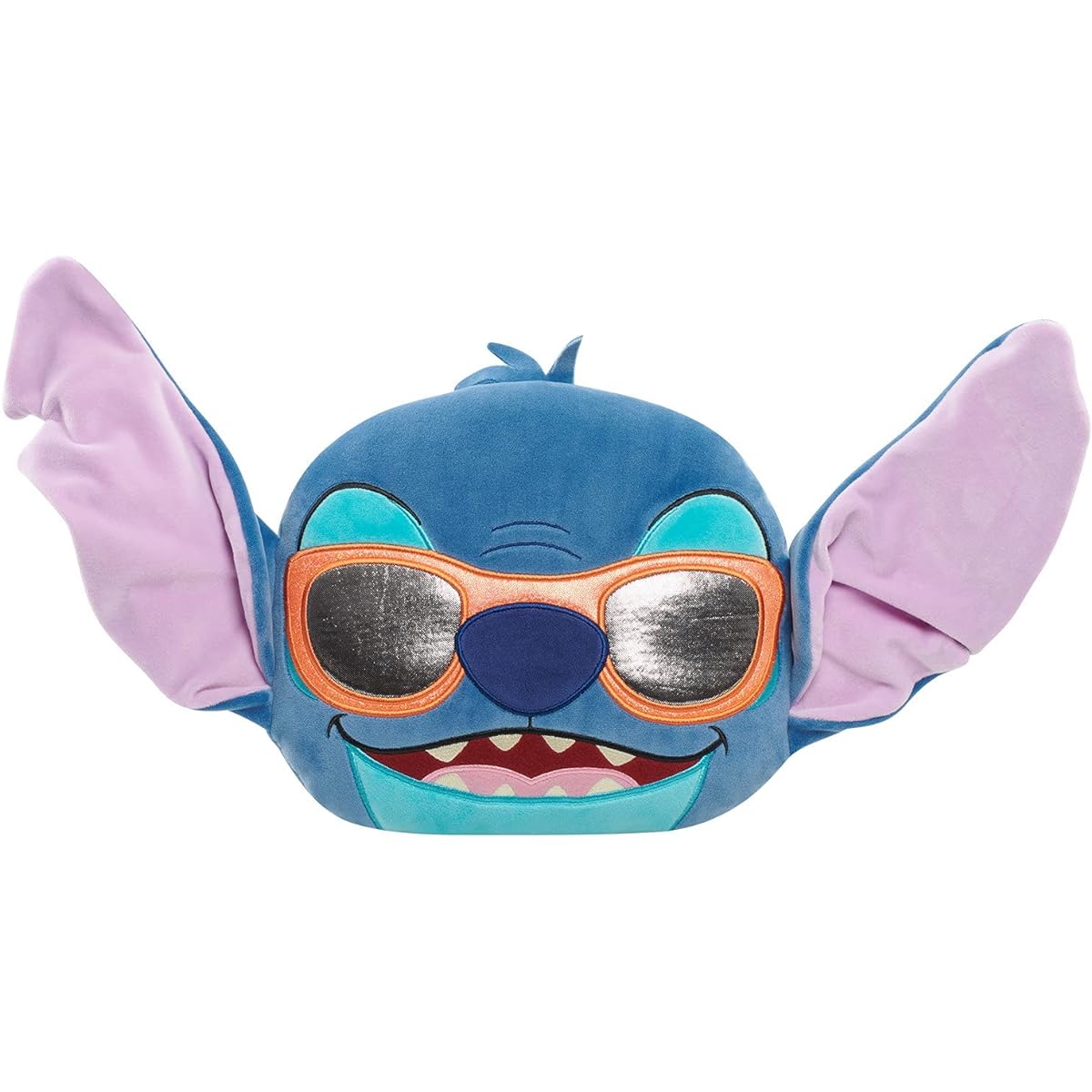 Just Play Disney Street Beach 13" Character Head Plush Stitch [ Exclusive Brand]