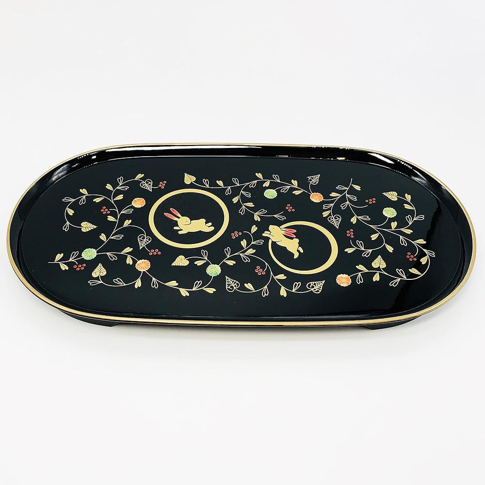 Maeju Lacquerware Rabbit Arabesque Tosoki 7L-014