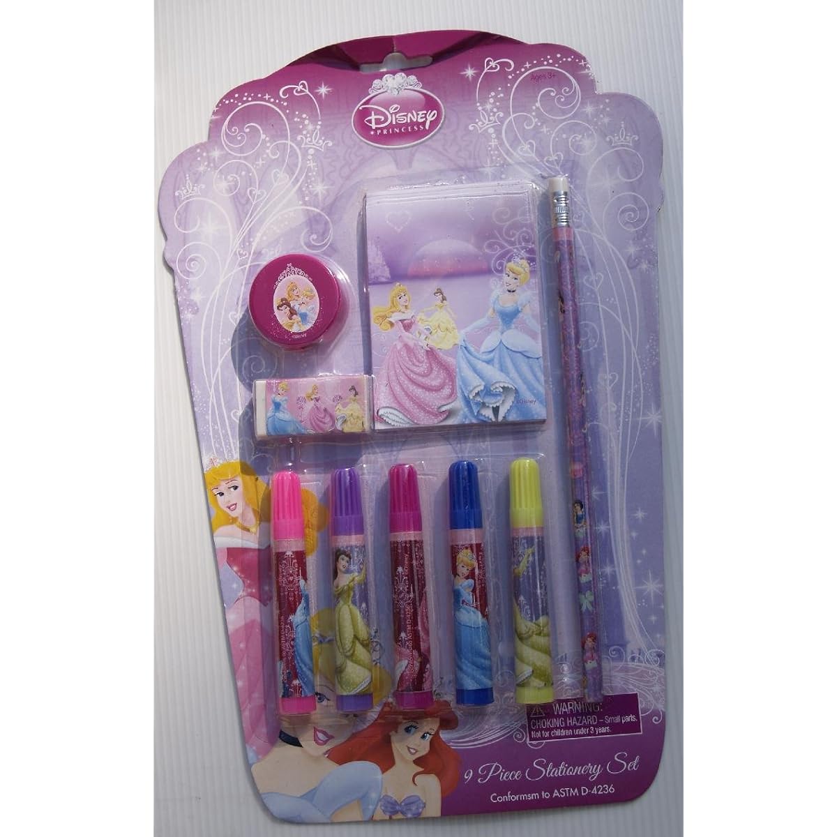 (PRINCESS) - Disney Stationery Set (9 Pieces) (Princess)