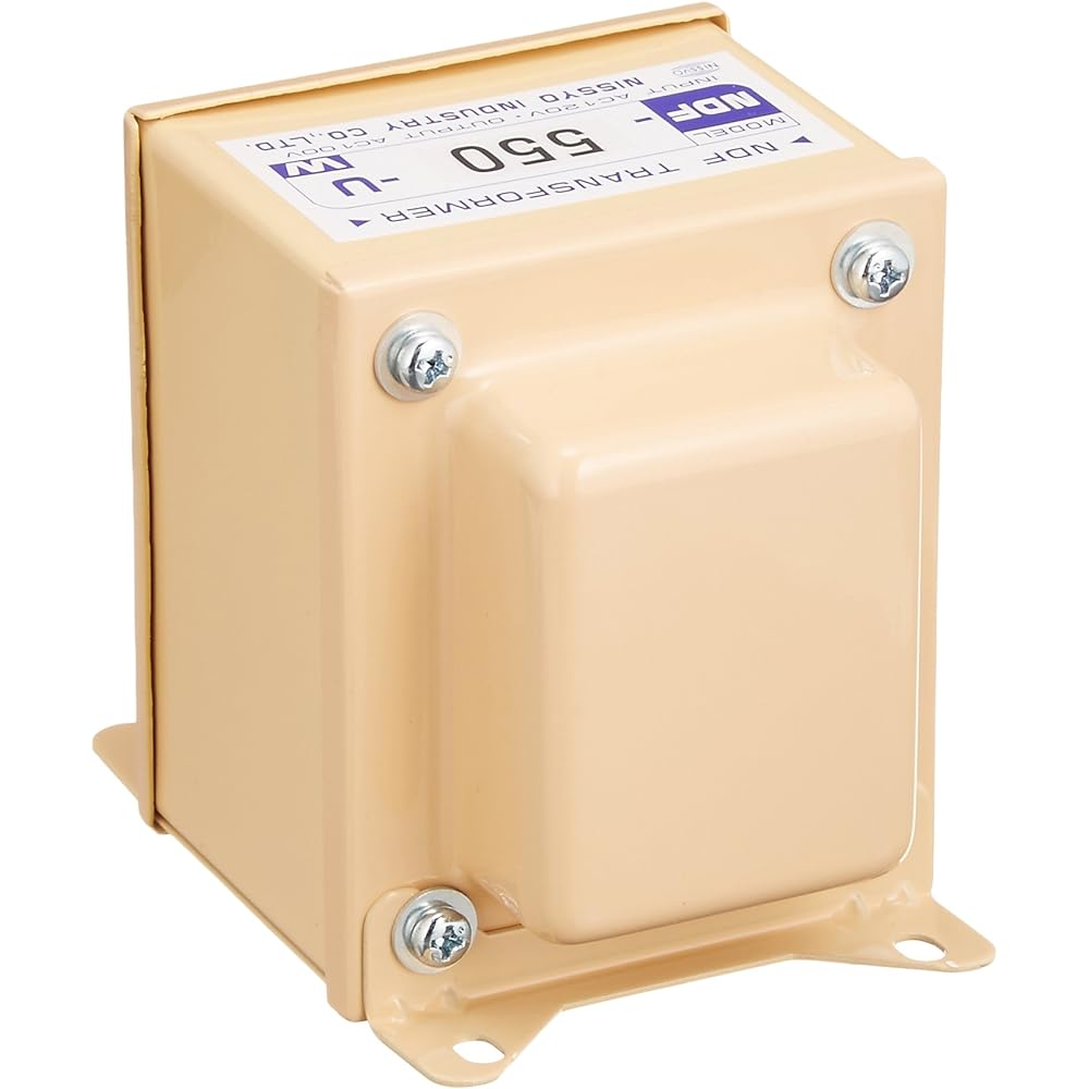 Nissho Kogyo Transformer Overseas Popular Type AC110V~AC127V→AC100V 550W NDF Series NDF-550U