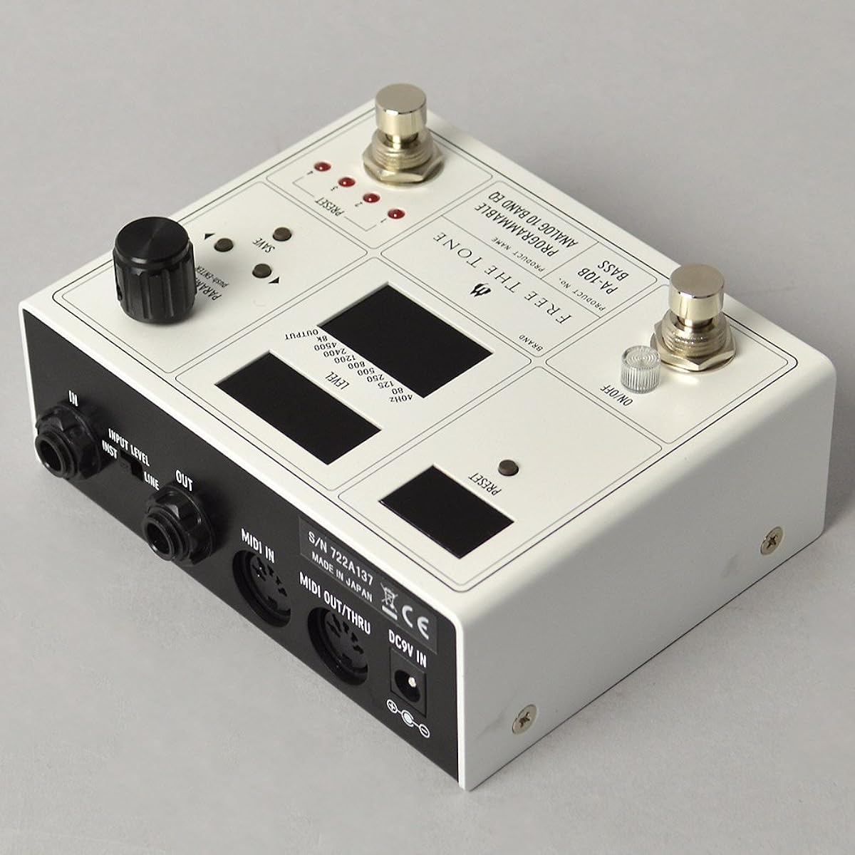 Free The Tone PA-1QB PROGRAMMABLE ANALOG 10 BAND EQ Bass Effector