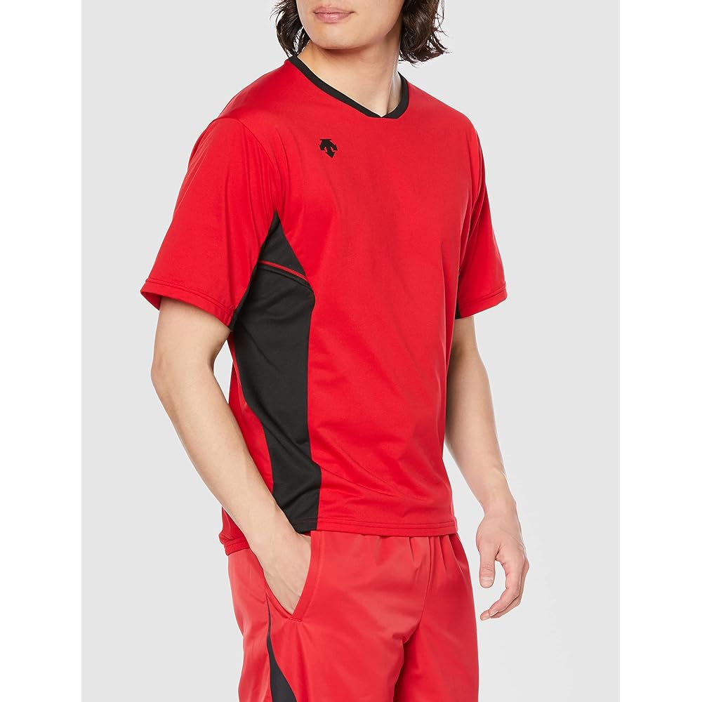 [DESCENTE] Windbreaker, Short Sleeve Piste, Standard, Windproof, Stretch, Baseball, Volleyball, Training, General Purpose, One Point, Men's