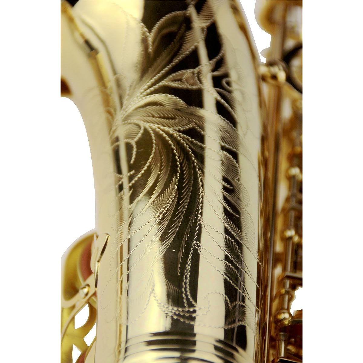 [Hilax] Beginner Introductory Alto Saxophone HAS-703 (Gold Luxurious Hand Engraving) (Japanese Instruction Manual Included)