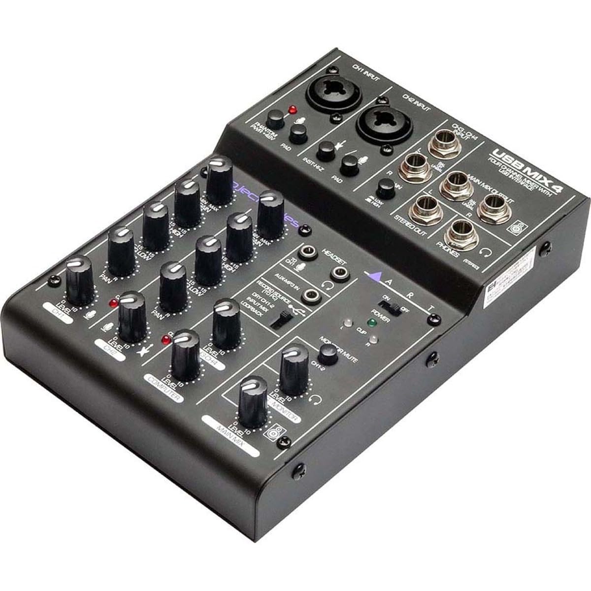 ART ART 4 channel USB mixer USB MIX 4 [Domestic regular import product]