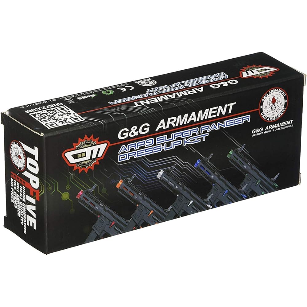 G&G ARMAMENT G-10-124 ARP9 Super Ranger Dress-up Kit - Fire Dress-up Kit Fire (Red)