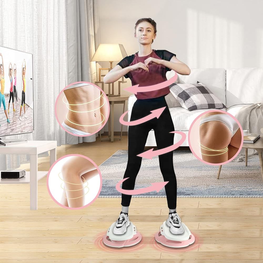 Twist Board, TIZYFF Twist Board Balance Noiseless Board Waist Arm Leg Hip Exercise Fitness For Indoor/Outdoor