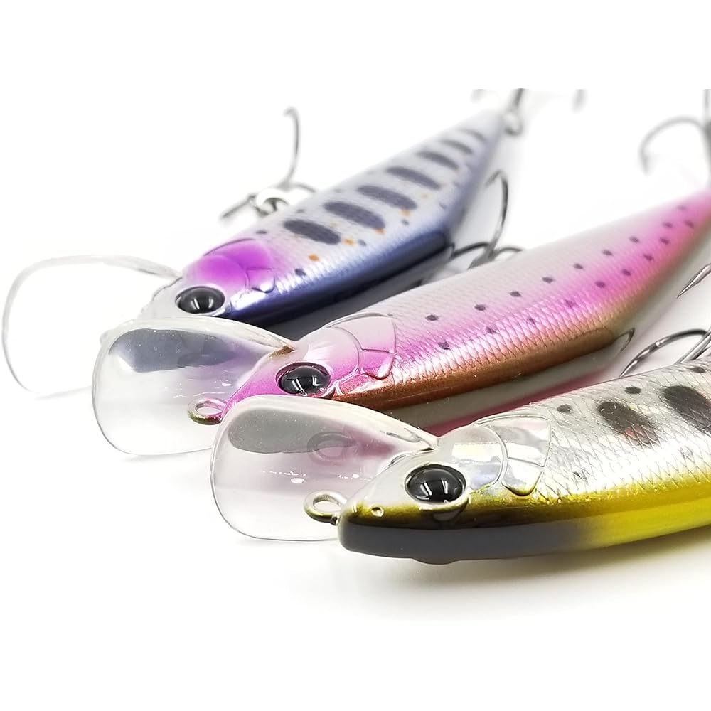 85S 14.7g [TSURINOYA] Heavy Sinking D Minnow 85mm Fixed Center of Gravity Large Trout Sakura Trout Contact Lure Mountain Stream Minnow DW99