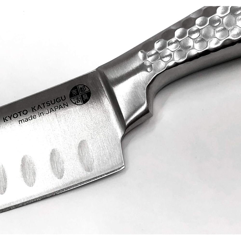 Kyoto Katsugu All Stainless Steel Santoku Knife Made in Japan 176877