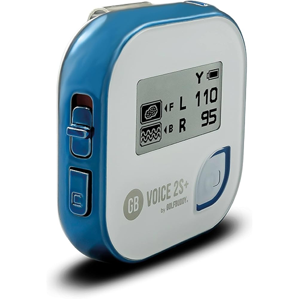 [Domestic official] GOLFBUDDY GB VOICE2S+ voice type GPS distance measuring device (Japanese official product)
