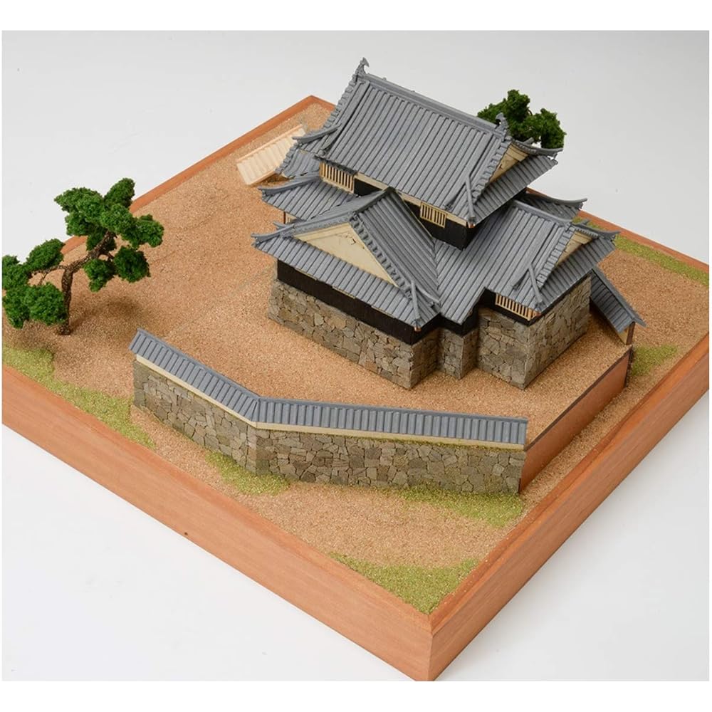 Woody Joe 1/150 Bitchu Matsuyama Castle Wooden Model Assembly Kit