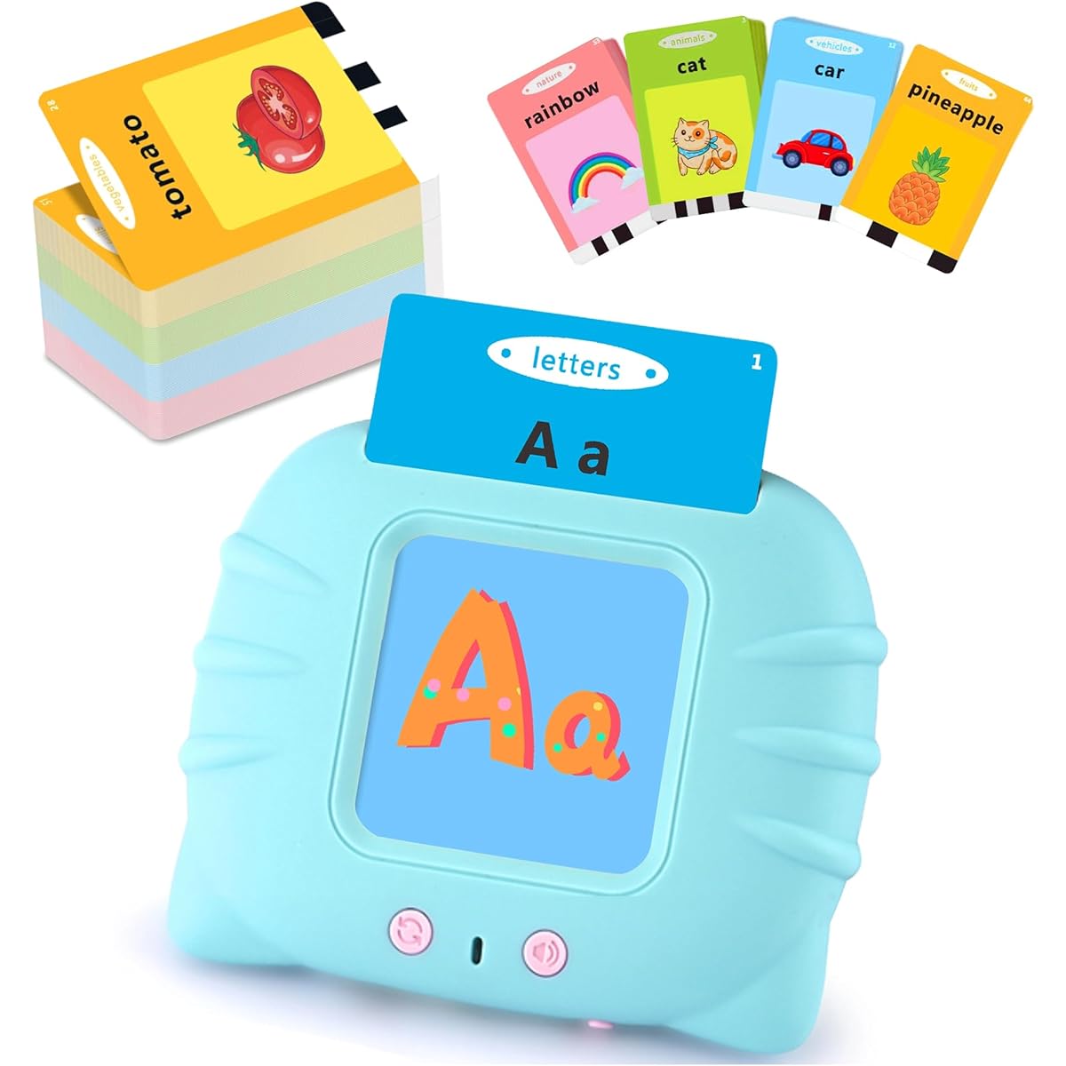 Toloso Talking Flash Cards 384 Words Blue