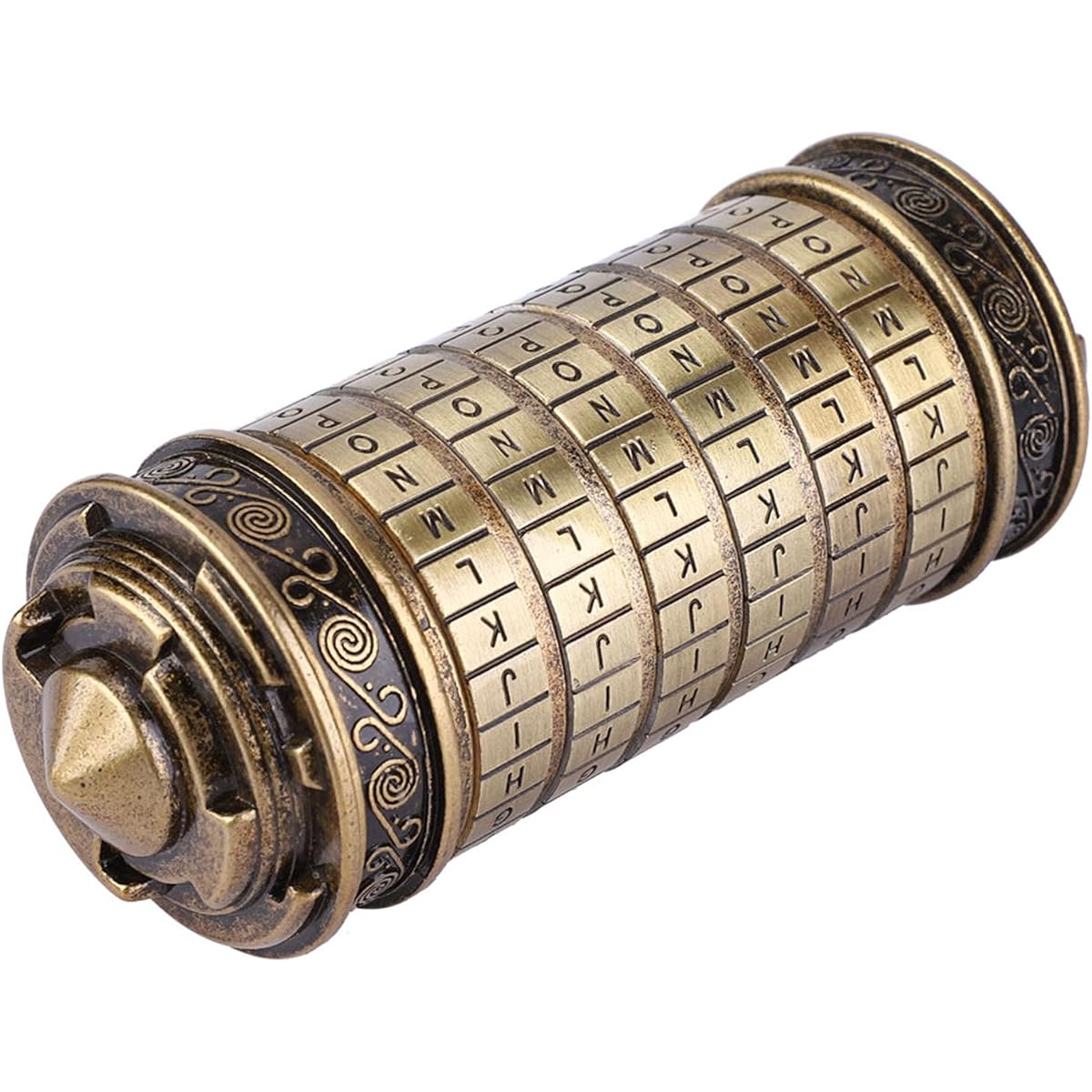 Pssopp Leonardo Da Vinci Code Toy Retro Da Vinci Code Mini Cryptex Christmas Valentine's Day Most Interesting Birthday Gift