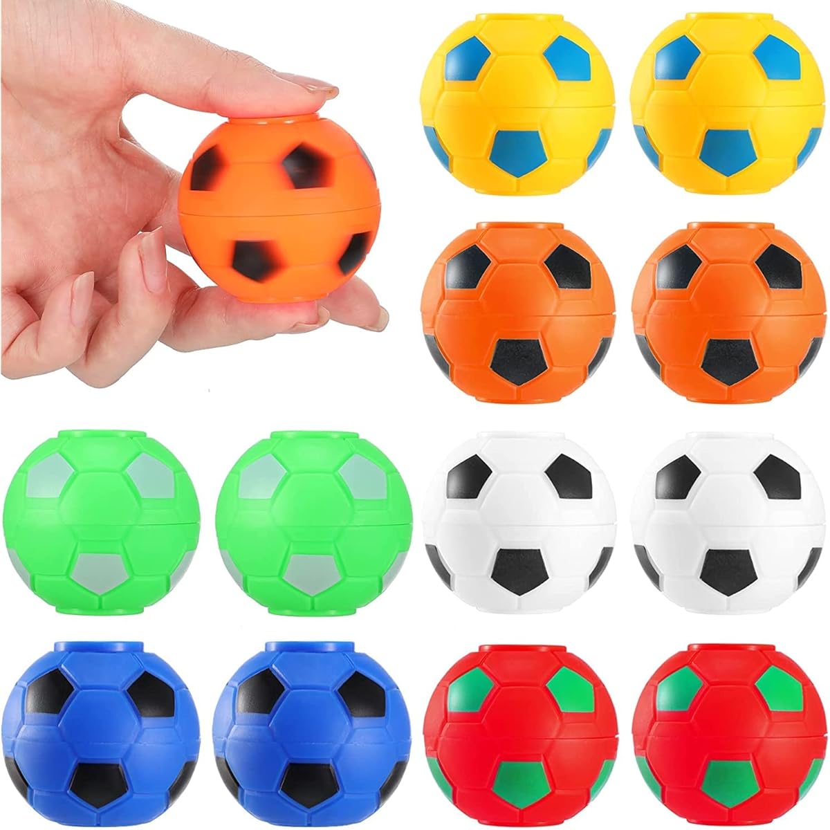 55 Pieces Soccer Party Favors for Ages 4-8 Kids Birthday Gift Treasure Chest Toys School Supplies Classroom Rewards Carnival Prizes Piñata Fillers Goodie Bag Stuffers for Boys and Girls Ages 8-12