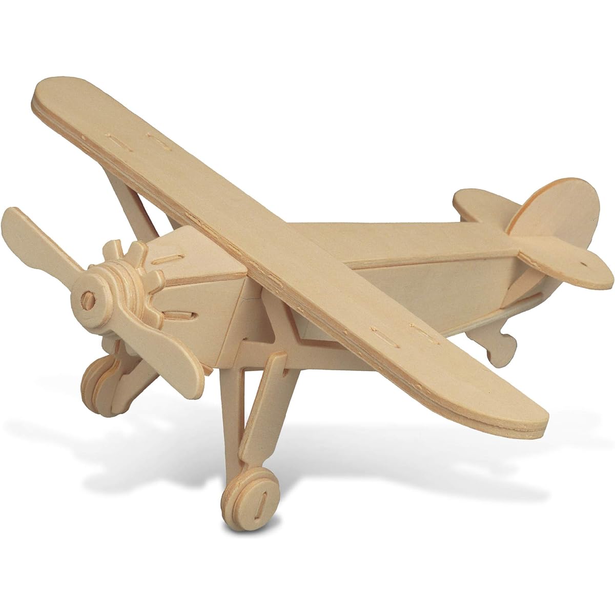Louis Aeroplane 3D Wooden Puzzle Wood Craft Construction Kit Model Toy Plane