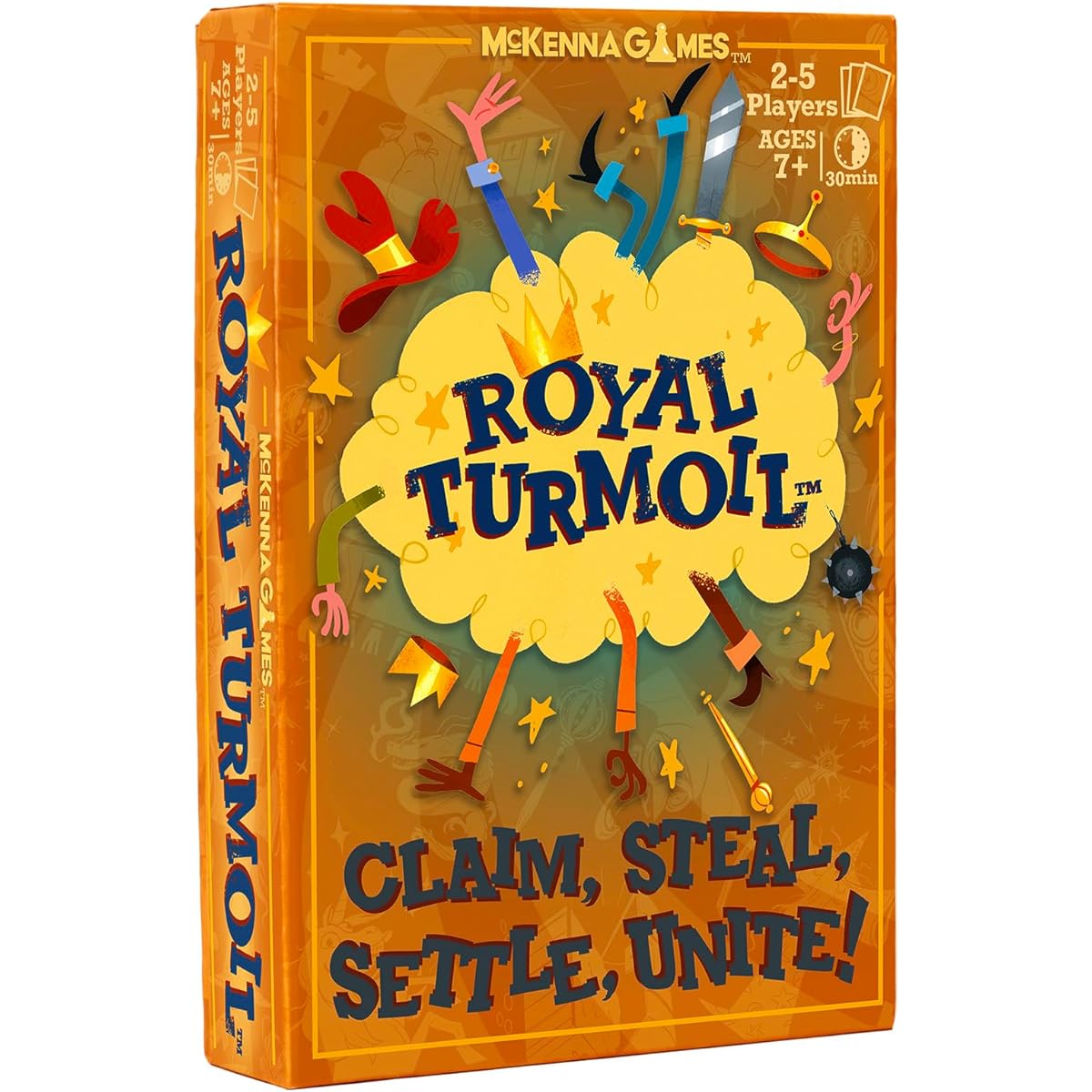 McKenna Games Royal Turmoil - Strategic Family Card Game for All Ages and Skill Levels, Perfect for Game Night! Great Gift, Compact, Easy Set Up, Fun, Exciting, and Engaging for Kids and Adults