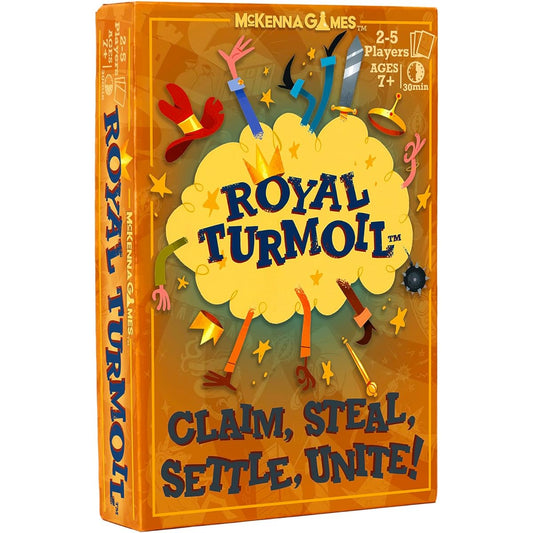 McKenna Games Royal Turmoil - Strategic Family Card Game for All Ages and Skill Levels, Perfect for Game Night! Great Gift, Compact, Easy Set Up, Fun, Exciting, and Engaging for Kids and Adults