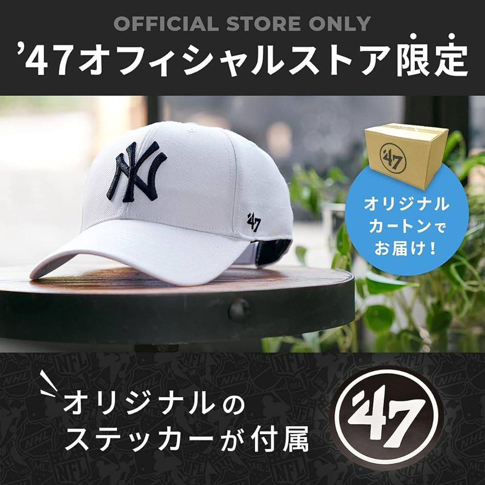 [Forty Seven] Official Store Limited Giants Cleanup Cap Hat Black CLEAN UP Black B-RGW22GWS-BK