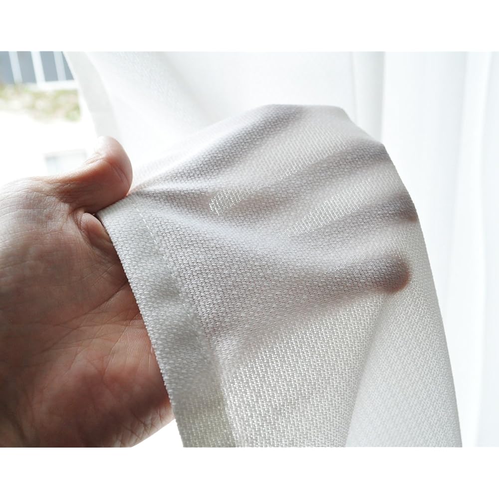 Made in Japan Suzushiya x Aero Capsule Heat retention, heat insulation, heat shielding, UV protection, image shielding, energy saving multi-functional lace curtain 200 x 133cm 1 piece 27022-200133