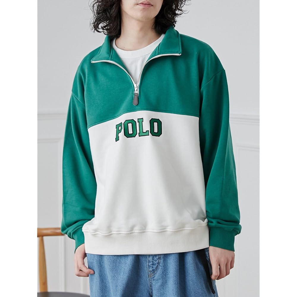 [Cohen] POLO BCS (Polo BCS) Custom Stand Half Zip Sweat Pullover 75206410350