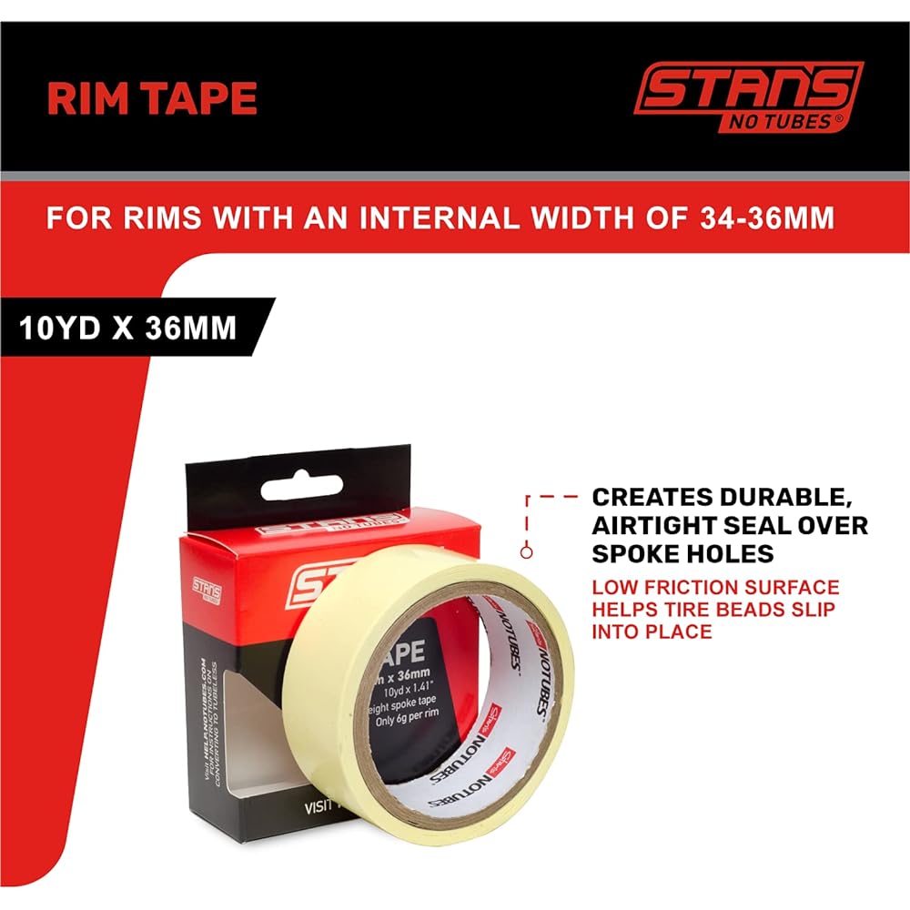 STAN'S NOTUBES RIM TAPE 10yd(9.1m)