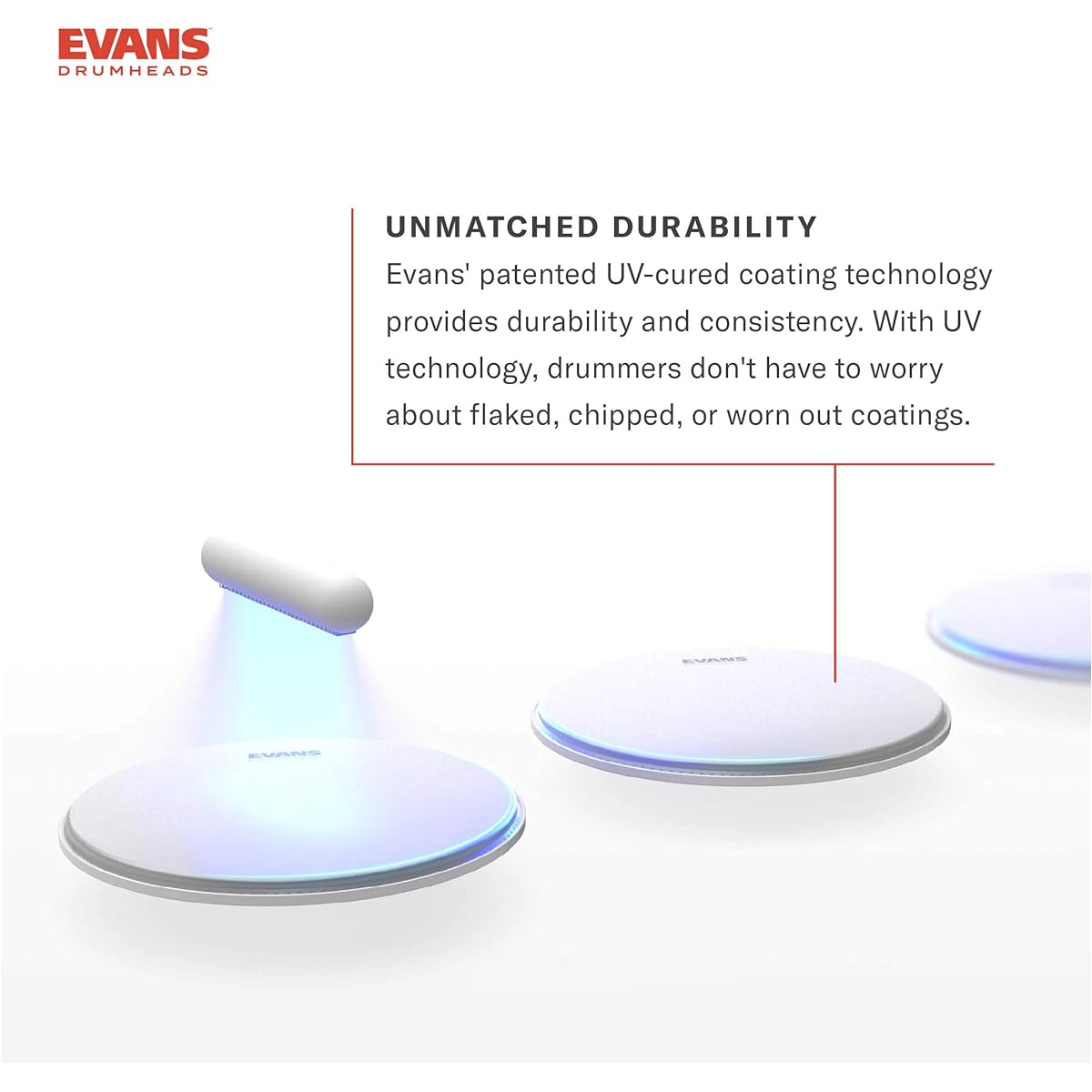 EVANS Evans Drum Headset UV1 Coated Fusion Tom Pack ETP-UV1-F (10,12,14 inch) [Domestic regular product]