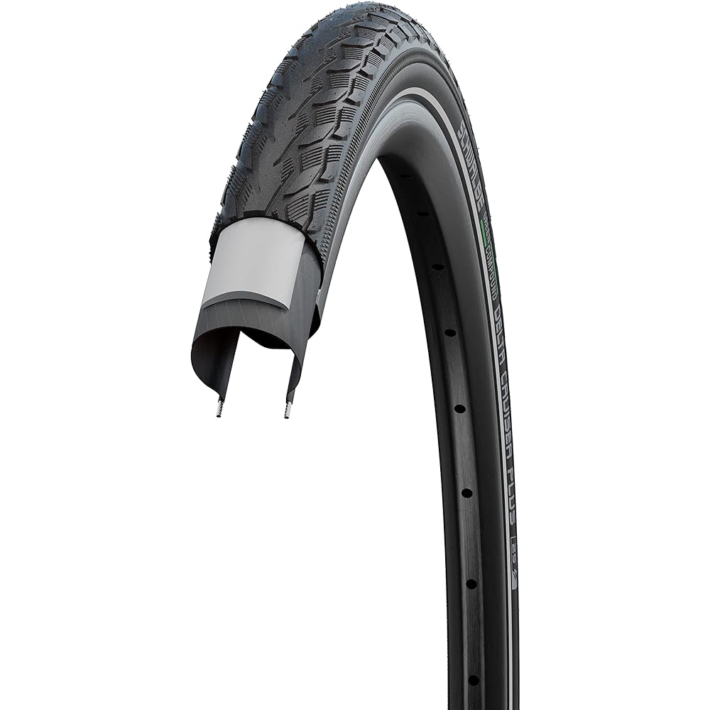 [Genuine] SCHWALBE Delta Cruiser Plus 26x2.00 Wire Bead Urban Tire Black Reflex