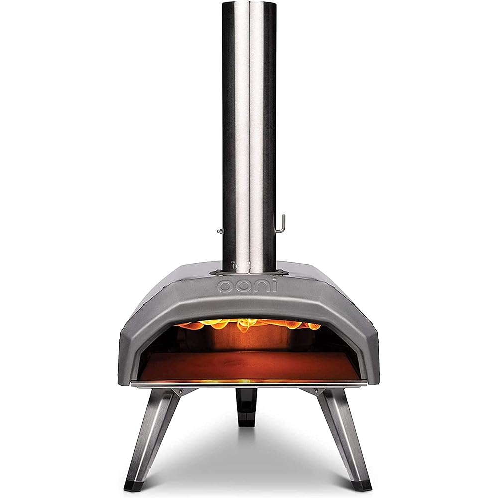 Ooni Karu Cal Portable Pizza Oven, Compact Stone Kiln Cooking, Tabletop, Folding Storage, Maximum Heat Power of 500°C, Cooking Time 1 Minute High Temperature, Short Time Cooking, Stone Kiln, Firewood