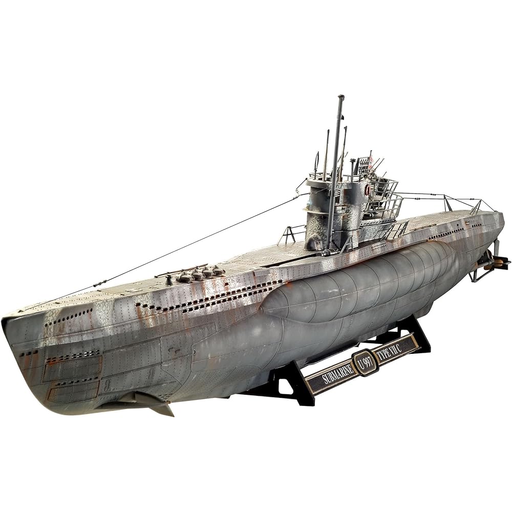German Level 1/72 German Navy Submarine Type VIIC/41 (Premium Edition) Plastic Model 05163