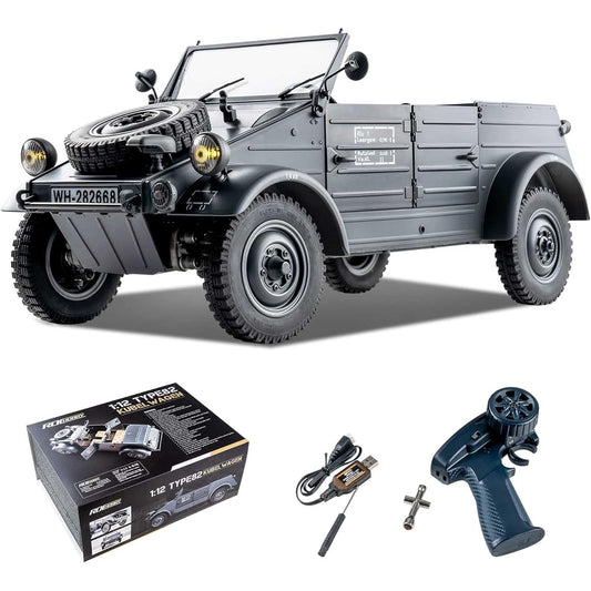 RocHobby Kubelwagen 1:12 WagenKubel Type 82 Tank Military Vehicle rc crawler RTR 4WD Hobby RC Car 14+