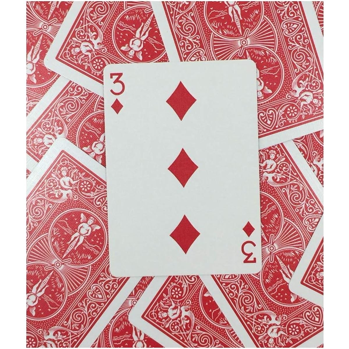 Rock Ridge One-Way Forcing Deck for Magic Trick Red 3 Diamonds