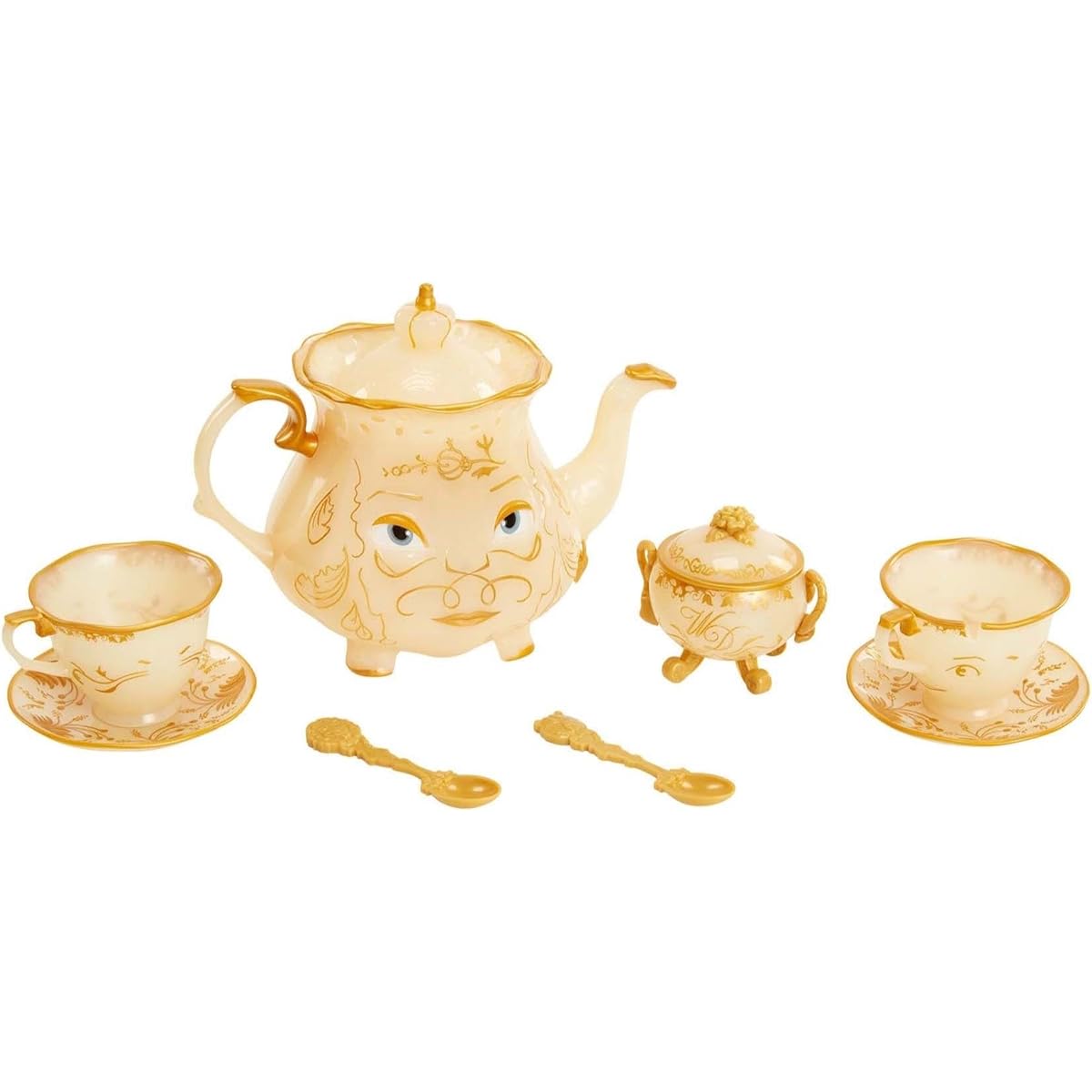 Disney Beauty and the Beast Mrs. Potts Pretend Tea Set [Parallel Import]