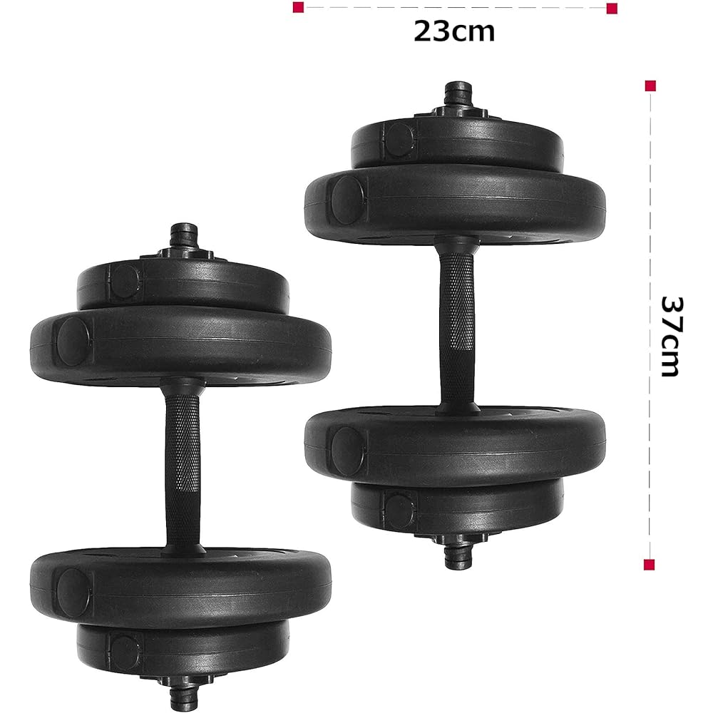 [Regular Japanese Import Product] BalanceFrom Weight Set Black 18kg