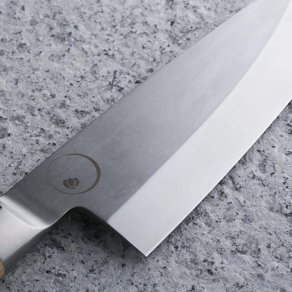 Kai Corporation KAI Double-Edged Knife Kataho Deba Knife Japanese Knife Ichirin Jointly Developed by Mikizo Hashimoto Silver Made in Japan AB5513