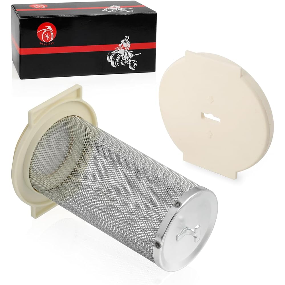 Air Filter Cage Guide & End Cap for Yamaha Big Bear 350 Moto-4 250 350 Timberwolf 250 YFB250 1987-2000 Kodiak 400 1993-1999 1YW-14458-01-00