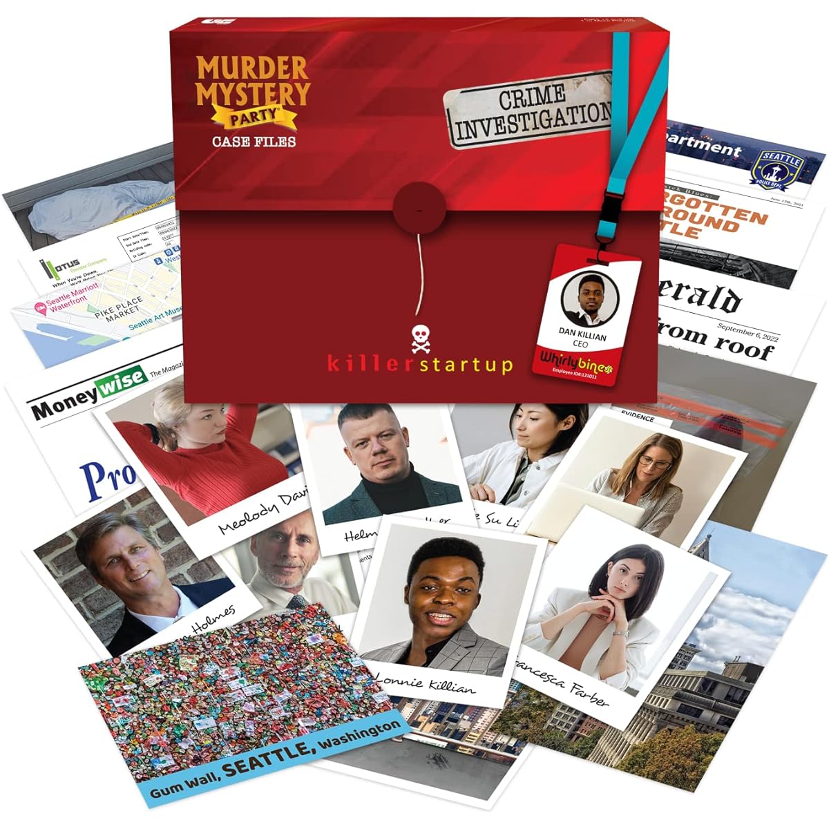Murder Mystery Party | Case File: Killer Startup Ages 14+