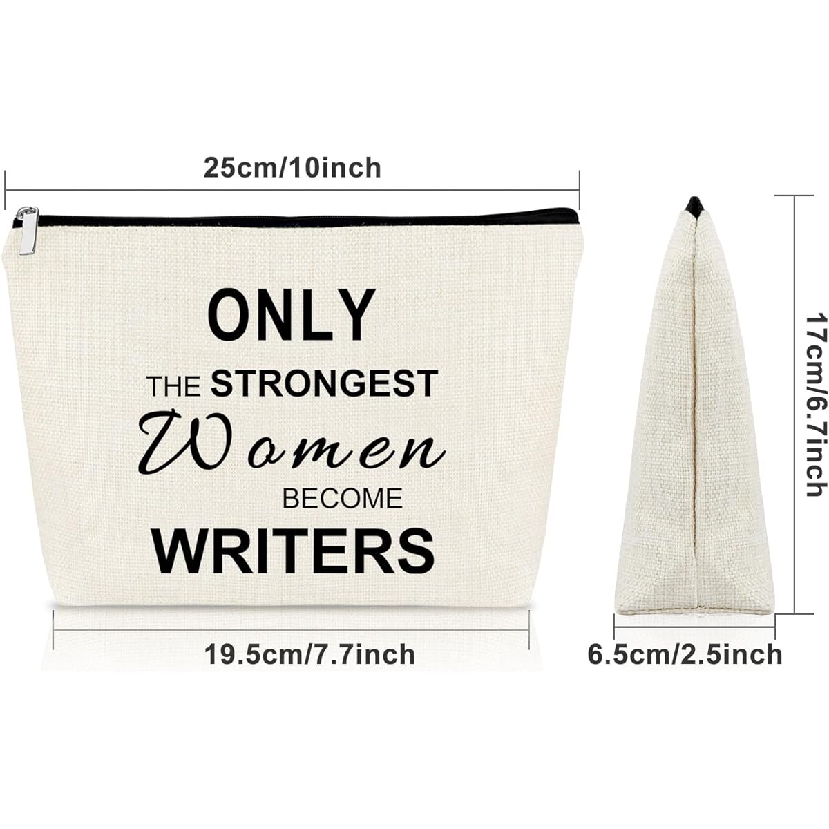 Writer Appreciation Gifts for Women, Makeup Bag, Writing Lover Gifts, Writing Gifts, Cosmetic Bag, Novelty Gifts, Author Appreciation Gifts, Birthday, Christmas, Retirement Gifts, Cosmetic Travel Bag