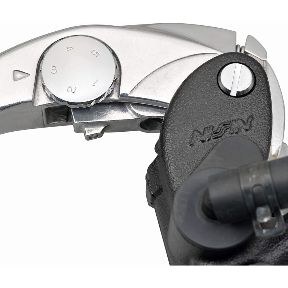 Daytona NISSIN Motorcycle Radial Clutch Master Cylinder Vertical φ19 (Horizontal 14mm Equivalent) Black Body/Buff Clear Lever 78400