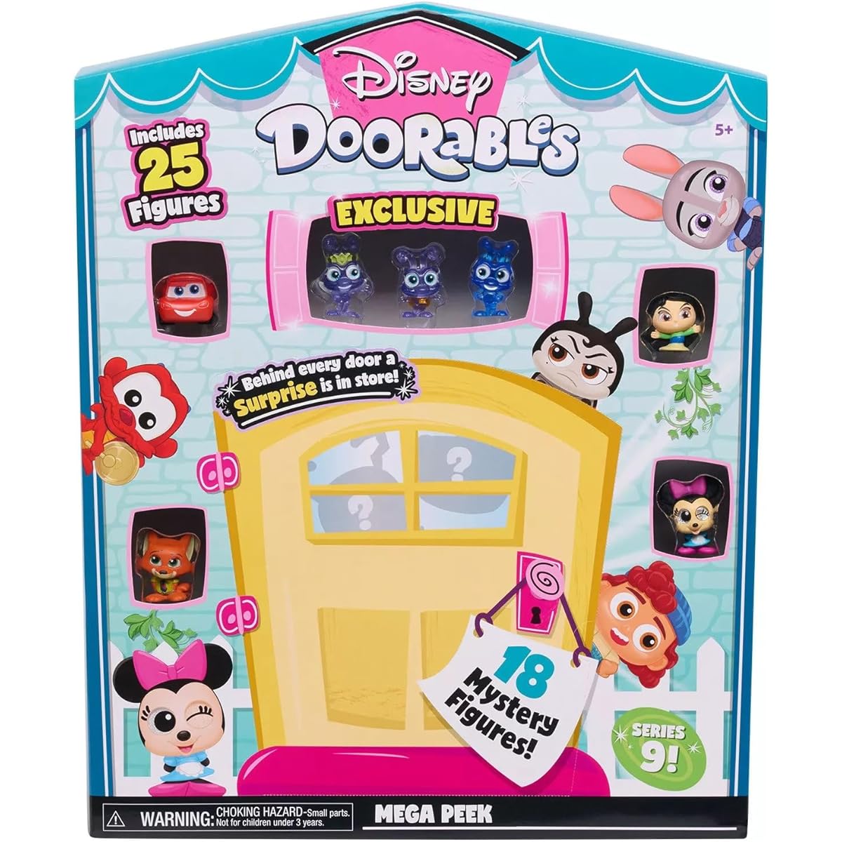 Disney Doorables Mega Peak Pack 25 Pieces