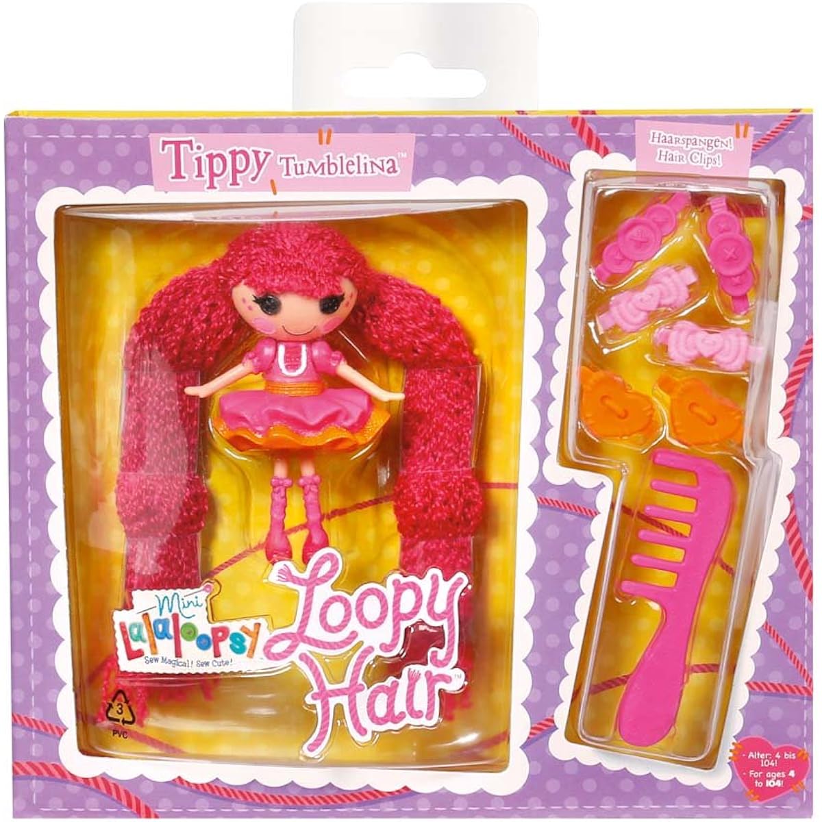 Lalaloopsy Mini Loopy Hair Tippy Tumblelina Doll