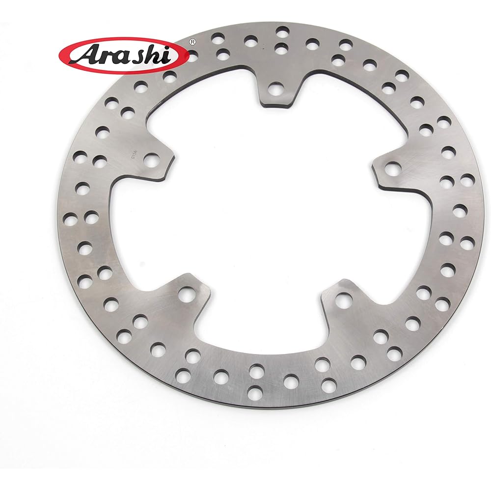 Arashi Rear Brake Disc Rotor Compatible Models F800GS ADVENTURE ABS 2013-2018 / F800GT ABS 2013-2020 / F800R 2009-2020 Motorcycle Replacement Accessories Silver
