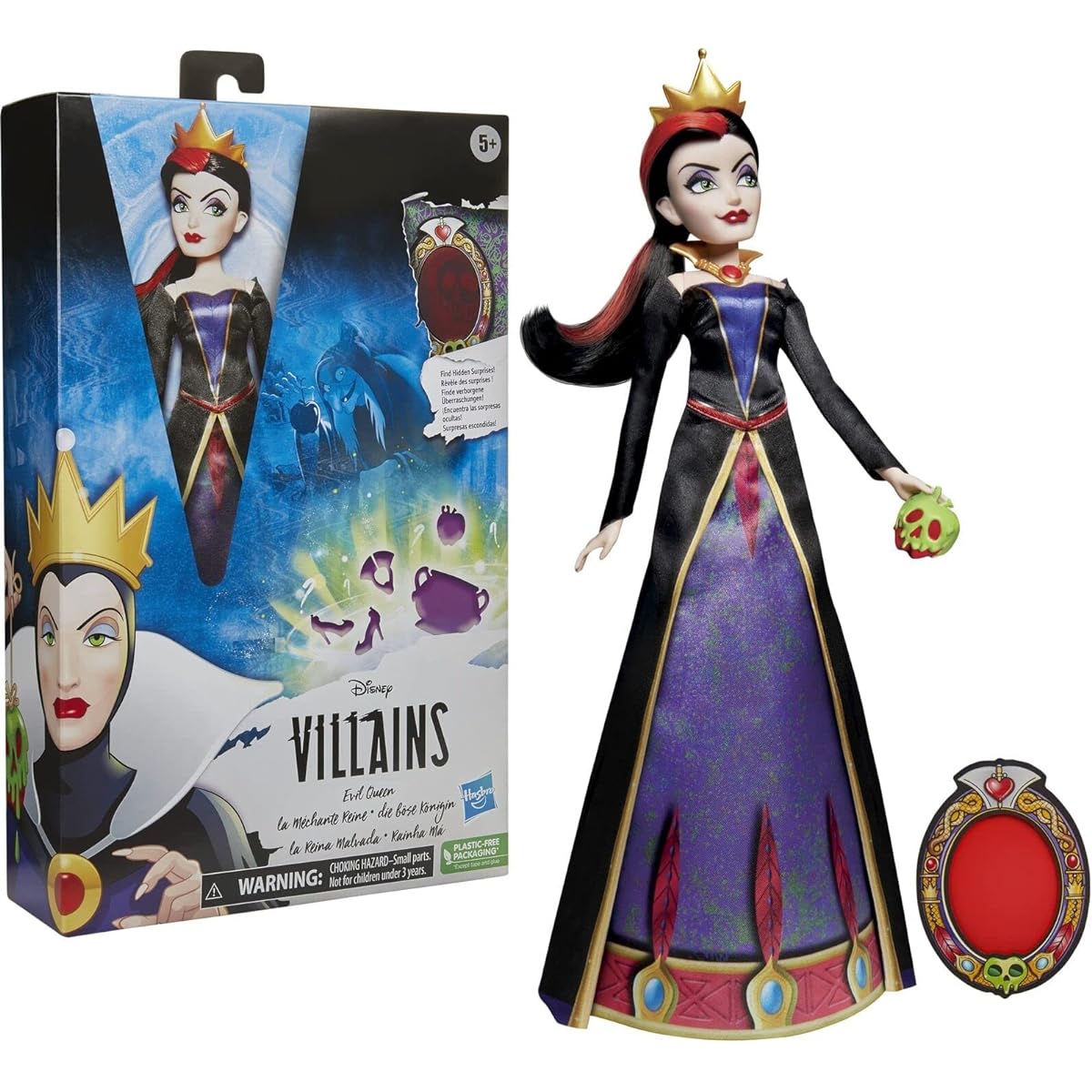 Disney Villains Doll Set for Girls - 3 Disney Villains Doll Set Maleficent Ursula Evil Queen Plus Sticker Disney Villains Gift