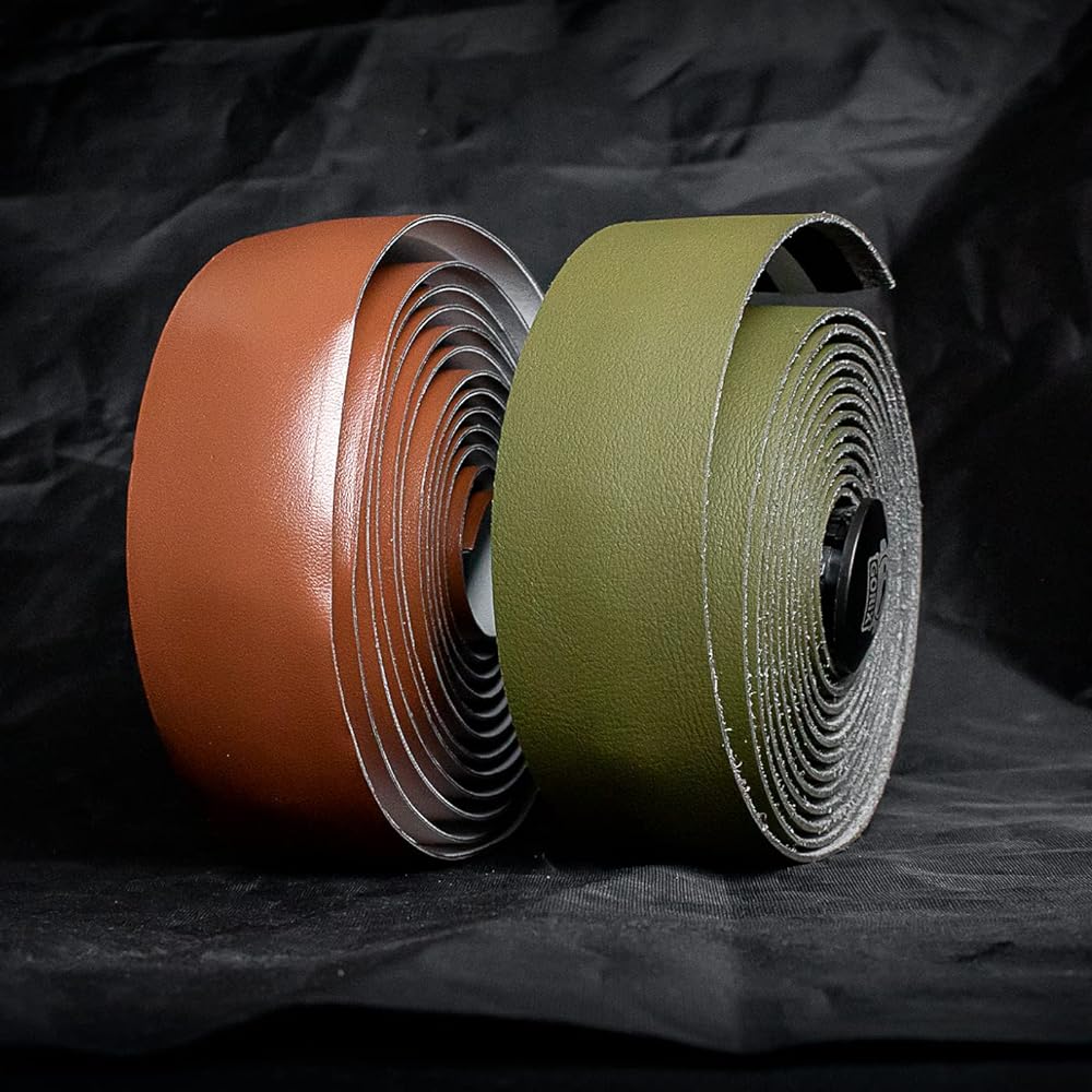 GORIX Bar Tape Bicycle Road Bike Leather Look (GX-GLB) Handlebar Tape Grip Tape Shock Absorption Stylish Bicycle Customization