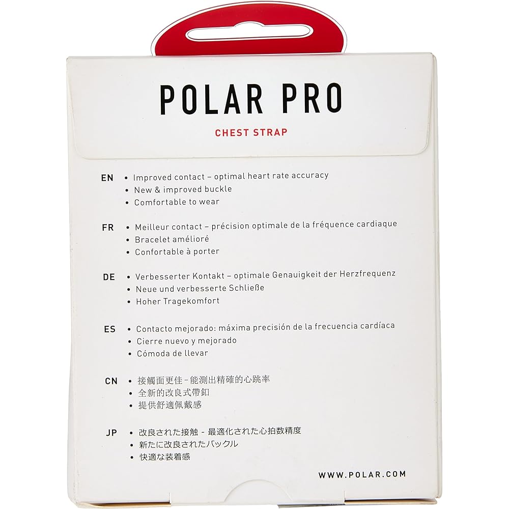 POLAR [Genuine Japanese Product] Pro Chest Strap Black