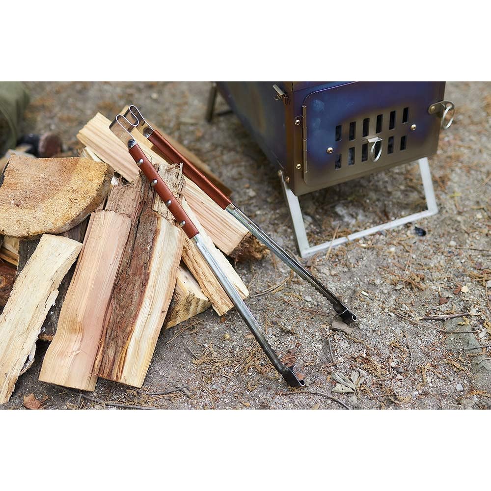 Tenmaku Design Leather Wrapped King Tongs